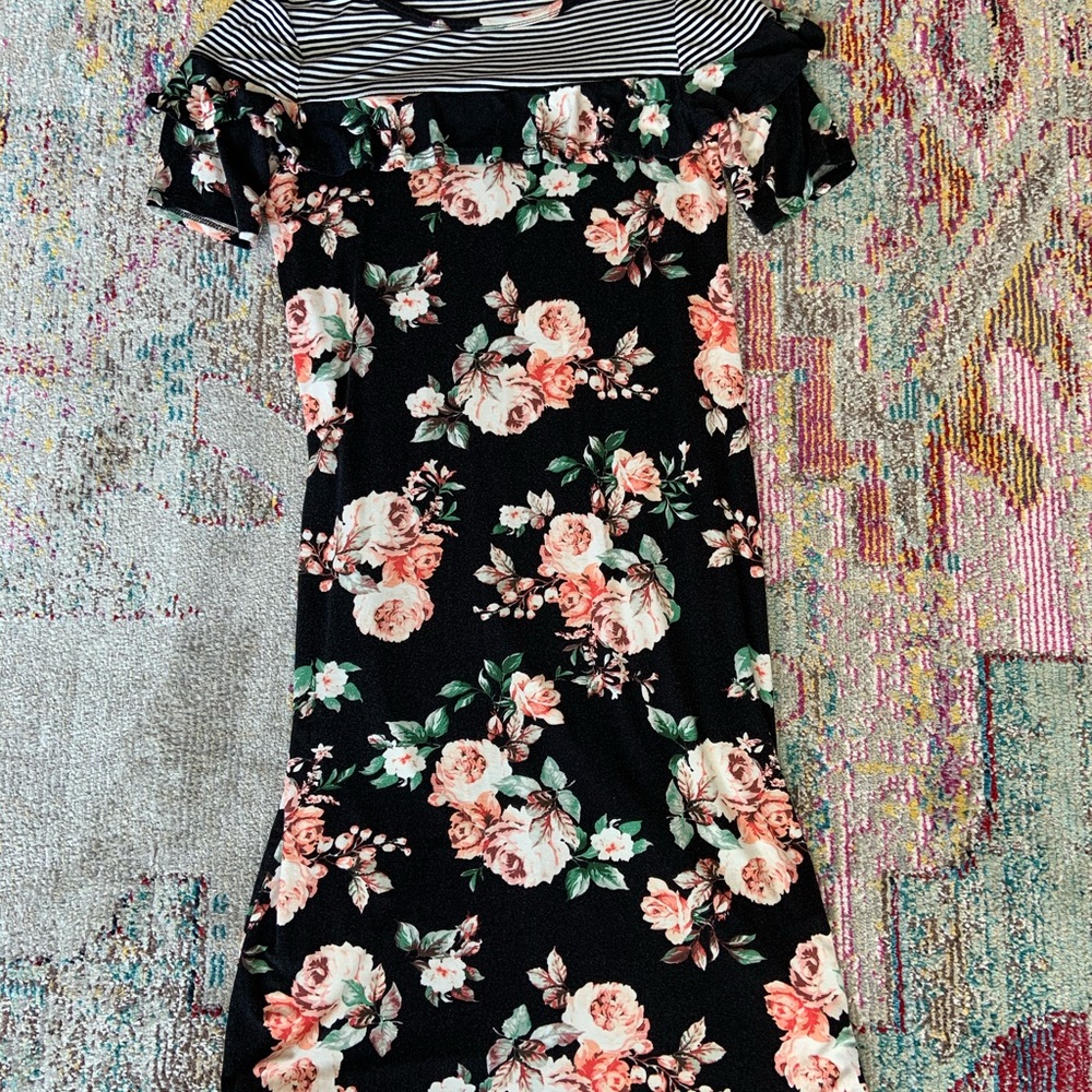 Floral cotton dress